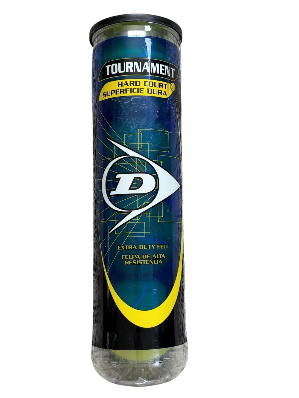 New Dunlop Tournament Hard Court Tennis Balls - Sealed